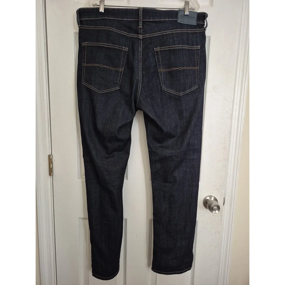 Lucky Brand 410 Athletic Slim Fit Men's Jeans 36W x 32L Dark Wash